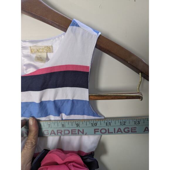 The‎ Children's Place Easter Navy Blue Pink White Formal Party Dress Sz 6 - Picture 2 of 9